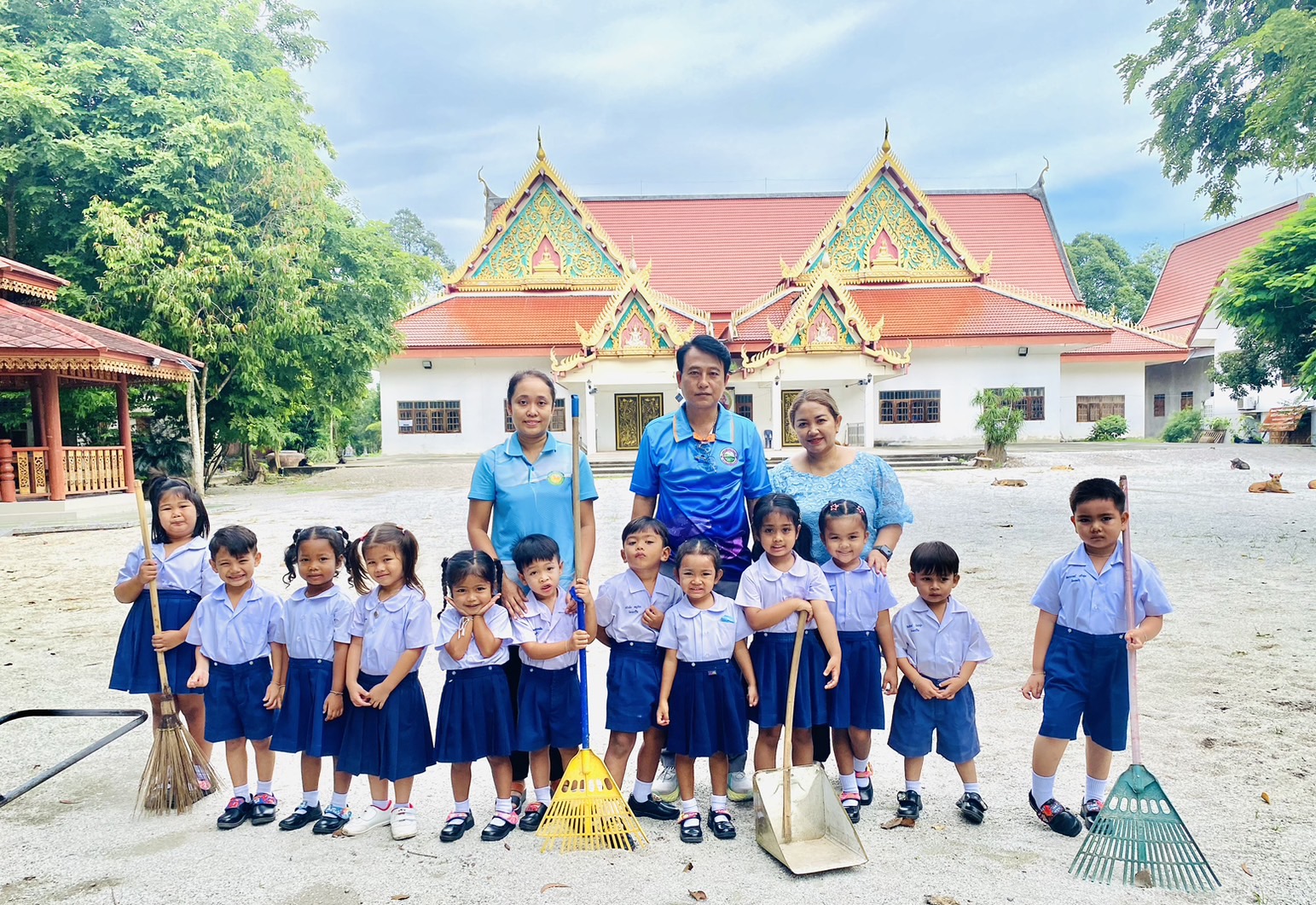 กิจกรรม "รวมพลังสร้างสัปปายะสู่วัดด้วยวิถี 5ส (Big Cleaning Day)" เพื่อถวายเป็นพระราชกุศลแด่ สมเด็จพระนางเจ้าสิริกิติ์ พระบรมราชชินีนาถ พระบรมราชชนนีพันปีหลวง เนื่องในโอกาสวันเฉลิมพระชนมพรรษา และวันแม่แห่งชาติ  (12 สิงหาคม 2567)