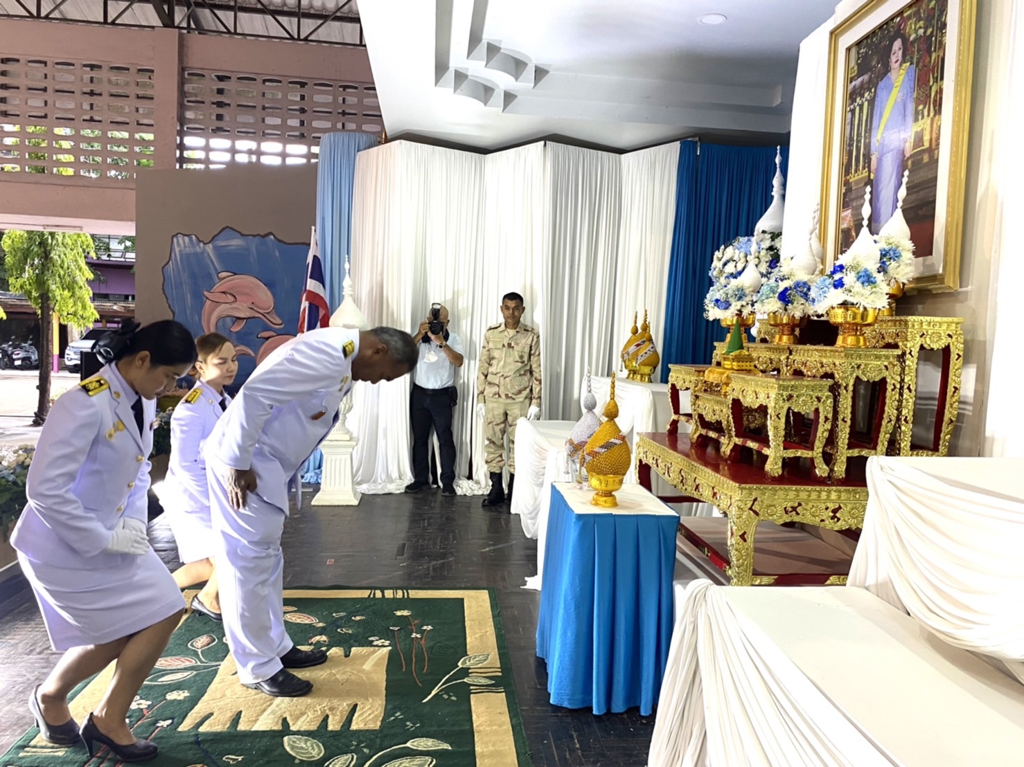 วันเฉลิมพระชนมพรรษา 12 สิงหาคม 2566 ณ หอประชุมโรงเรียนขนอมพิทยา